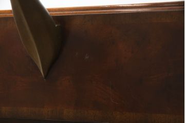 中古　美品　高級品　JONATHAN CHARLES(ジョナサンチャールズ)　マホガニー材　クラシカルな佇まいが印象的なバレットスタンド(ハンガースタンド、ハンガーラック、スーツスタンド、コートスタンド、ジュエリーケース付き、アンティーク風)(R-064211)