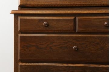 中古　三越家具(現カントリーハウス)　Brugge(ブルージュ)　クラシカルな佇まいが魅力のライティングビューロー(簿記机、ワークデスク、在宅用、在宅ワーク用)(R-064231)