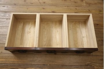 中古　岩谷堂箪笥　力強い木目が美しい和箪笥(収納箪笥、整理タンス、衣装たんす、引き出し)(R-064235)