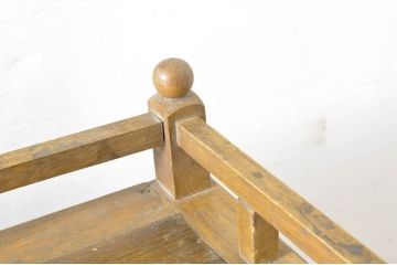 和製アンティーク　レトロな雰囲気が魅力的な古いタバコ屋の薄型ガラスケース(ショーケース、陳列棚、煙草、たばこ、Gケース、店舗什器)(R-064239)