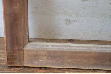 中古　ノスタルジックな雰囲気を醸し出す数寄屋のガラス欄間1枚(明かり取り、明り取り、建具)(R-064242)