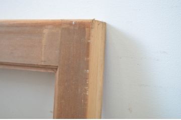 中古　ノスタルジックな雰囲気を醸し出す数寄屋のガラス欄間1枚(明かり取り、明り取り、建具)(R-064242)