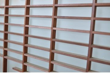 アンティーク建具　大正ロマン　レトロな空間づくりにおすすめのガラス窓2枚セット(ガラス戸、引き戸)(R-064251)