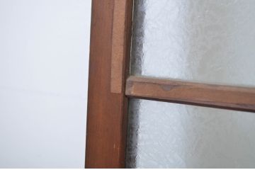 アンティーク建具　大正ロマン　レトロな空間づくりにおすすめのガラス窓2枚セット(ガラス戸、引き戸)(R-064251)
