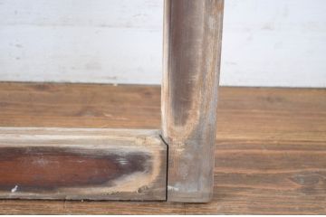 アンティーク建具　大正ロマン　レトロな雰囲気を引き立たせるガラス窓2枚セット(ガラス戸、引き戸)(R-064252)