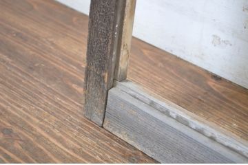 アンティーク建具　大正ロマン　レトロな雰囲気を引き立たせるガラス窓2枚セット(ガラス戸、引き戸)(R-064252)