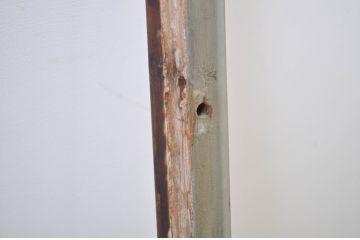 アンティーク建具　大正ロマン　レトロな雰囲気を引き立たせるガラス窓2枚セット(ガラス戸、引き戸)(R-064252)