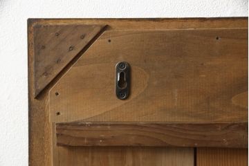 和製アンティーク　趣き深い風合いが魅力!!古い商店の大型鏡(姿見、ミラー)(R-064254)