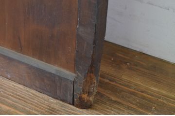 アンティーク建具　大正ロマン　ノスタルジックな雰囲気を醸し出すガラス窓2枚セット(ガラス戸、引き戸)(R-064258)