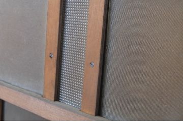 アンティーク建具　大正ロマン　ノスタルジックな雰囲気を醸し出すガラス窓2枚セット(ガラス戸、引き戸)(R-064258)
