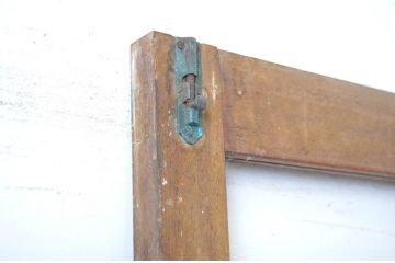 アンティーク建具　大正ロマン　レトロな雰囲気を演出するモールガラス扉1枚(ドア)(R-064262)