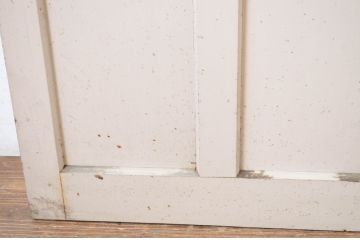 アンティーク建具　ペイント仕上げ限定　フレンチなインテリアにもぴったりなガラス戸2枚セット(引き戸)(R-064264)