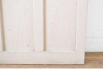 アンティーク建具　ペイント仕上げ限定　フレンチなインテリアにもぴったりなガラス戸2枚セット(引き戸)(R-064264)
