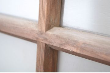 アンティーク建具　どこか懐かしさを感じるガラス戸4枚セット(引き戸)(R-064267)