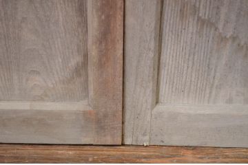 アンティーク建具　どこか懐かしさを感じるガラス戸4枚セット(引き戸)(R-064267)