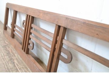 アンティーク建具　落ち着きある和の雰囲気が魅力の欄間1枚(明かり取り、明り取り)(R-064273)