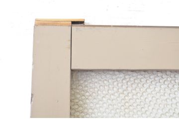 アンティーク建具　希少なプレスガラス入り!レトロな空間を引き立たせるガラス戸1枚(引き戸)(R-064279)