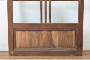 アンティーク建具　大正ロマン　ノスタルジックな雰囲気を醸し出すガラス戸1枚(引き戸)(R-064285)