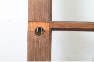 アンティーク建具　大正ロマン　ノスタルジックな雰囲気を醸し出すガラス戸1枚(引き戸)(R-064285)