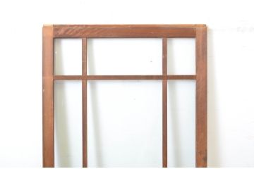 アンティーク建具　大正ロマン　ノスタルジックな雰囲気を醸し出すガラス戸1枚(引き戸)(R-064285)