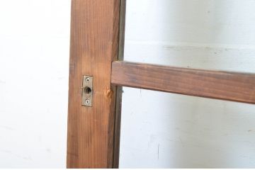 アンティーク建具　大正ロマン　ノスタルジックな雰囲気を醸し出すガラス戸1枚(引き戸)(R-064285)