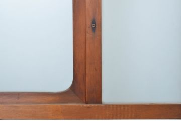 アンティーク建具　大正ロマン　懐かしい雰囲気を感じさせる幅狭ガラス戸4枚セット(引き戸)(R-064286)