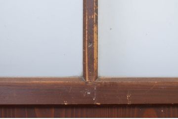 アンティーク建具　凛とした佇まいが気品あふれるガラス入り障子戸4枚セット(引き戸)(R-064287)