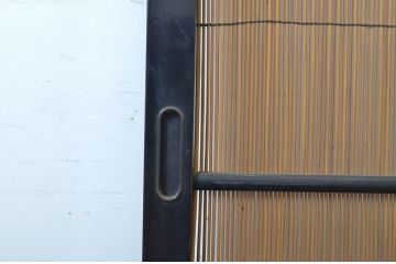 アンティーク建具　純和風の空間作りにおすすめの幅狭夏戸2枚セット(引き戸、簾戸、簀戸、葭戸、夏障子、御簾戸、葦戸)(R-064288)
