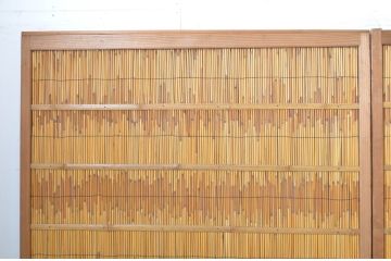 アンティーク建具　和の雰囲気を高める夏戸4枚セット(引き戸、簾戸、簀戸、葭戸、夏障子、御簾戸、葦戸)(R-064290)