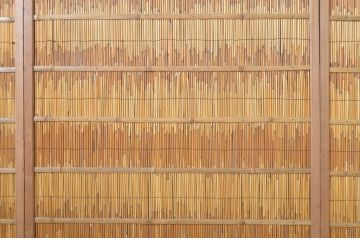 アンティーク建具　和の雰囲気を高める夏戸4枚セット(引き戸、簾戸、簀戸、葭戸、夏障子、御簾戸、葦戸)(R-064290)