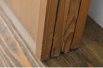 アンティーク建具　和の雰囲気を高める夏戸4枚セット(引き戸、簾戸、簀戸、葭戸、夏障子、御簾戸、葦戸)(R-064290)