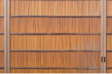 アンティーク建具　情緒あふれる空間づくりにおすすめの夏戸4枚セット(引き戸、簾戸、簀戸、葭戸、夏障子、御簾戸、葦戸)(R-064291)