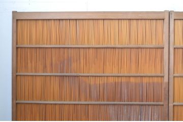 アンティーク建具　情緒あふれる空間づくりにおすすめの夏戸4枚セット(引き戸、簾戸、簀戸、葭戸、夏障子、御簾戸、葦戸)(R-064291)