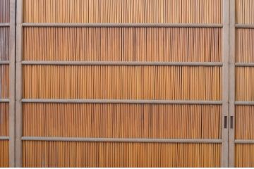 アンティーク建具　情緒あふれる空間づくりにおすすめの夏戸4枚セット(引き戸、簾戸、簀戸、葭戸、夏障子、御簾戸、葦戸)(R-064291)