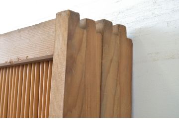 アンティーク建具　情緒あふれる空間づくりにおすすめの夏戸4枚セット(引き戸、簾戸、簀戸、葭戸、夏障子、御簾戸、葦戸)(R-064291)