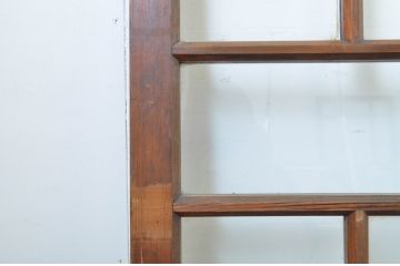 アンティーク建具　大正ロマンの雰囲気を醸し出すお洒落なガラス戸3枚セット(引き戸)(R-064294)