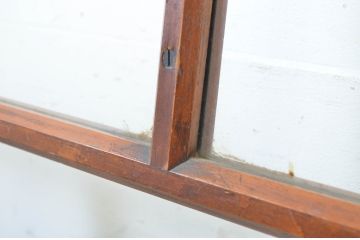 アンティーク建具　大正ロマンの雰囲気を醸し出すお洒落なガラス戸2枚セット(引き戸)(R-064295)