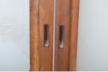 アンティーク建具　大正ロマンの雰囲気香るガラス戸4枚セット(引き戸)(R-064300)