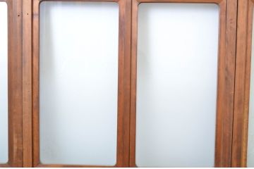 アンティーク建具　大正ロマンの雰囲気香るガラス戸4枚セット(引き戸)(R-064300)