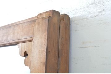 アンティーク建具　上手物!!　大正ロマンの雰囲気が魅力的なガラス戸2枚セット(引き戸)(R-064304)
