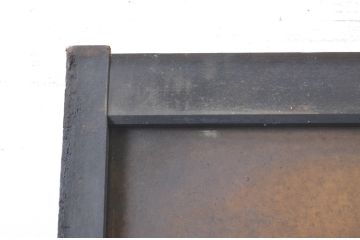 アンティーク建具　大正ロマン　時代の流れを感じさせるガラス戸1枚(引き戸)(R-064305)