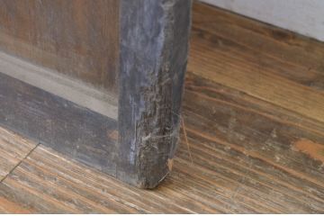 アンティーク建具　大正ロマン　時代の流れを感じさせるガラス戸1枚(引き戸)(R-064305)