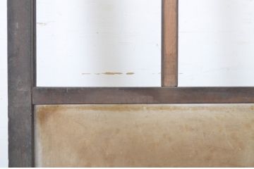 アンティーク建具　大正ロマン　時代の流れを感じさせるガラス戸1枚(引き戸)(R-064305)