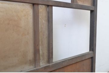 アンティーク建具　大正ロマン　時代の流れを感じさせるガラス戸1枚(引き戸)(R-064305)
