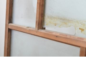 アンティーク建具　大正ロマン　懐かしい雰囲気を感じさせるガラス戸3枚セット(引き戸)(R-064306)