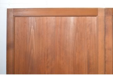アンティーク建具　上手物!!　美しい杢目が目を惹く高級帯戸4枚セット(板戸、引き戸)(R-064310)