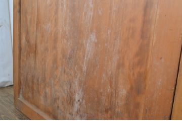 アンティーク建具　上手物!!　美しい杢目が目を惹く高級帯戸4枚セット(板戸、引き戸)(R-064310)