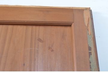 アンティーク建具　上手物!!　美しい杢目が目を惹く高級帯戸4枚セット(板戸、引き戸)(R-064310)