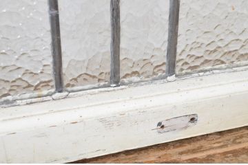 イギリスアンティーク　レトロな雰囲気が魅力のステンドグラス窓1枚(明り取り、明かり取り、建具)(R-064322)