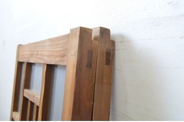 アンティーク建具　大正ロマンの雰囲気が漂う小振りなガラス窓2枚セット(ガラス戸、引き戸)(R-064330)